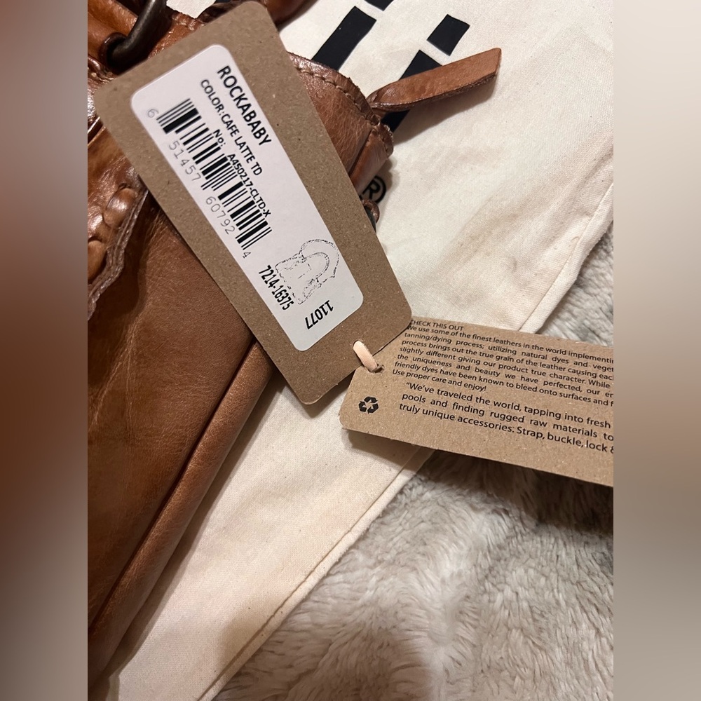 Bed Stu Brown Leather Crossbody Bag - Picture 3 of 13